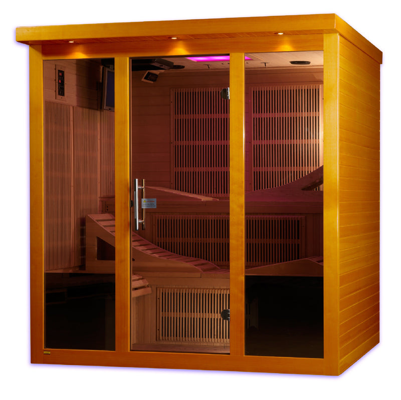 Dynamic "Monaco" 6 Person Ultra Low EMF Far IR Sauna (DYN-6996-01 Elite) - DYN-6996-01 Elite image 2