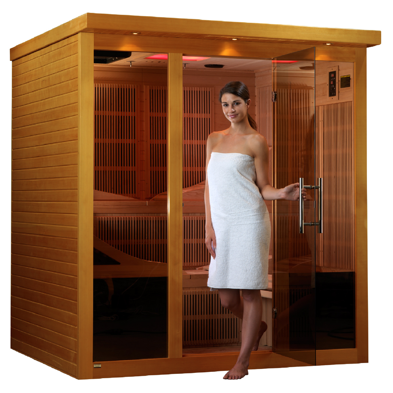 Dynamic "Monaco" 6 Person Ultra Low EMF Far IR Sauna (DYN-6996-01 Elite) - DYN-6996-01 Elite image 3