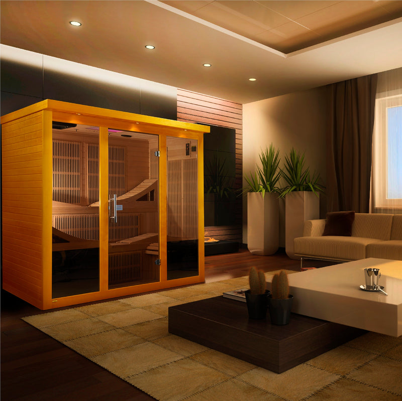 Dynamic "Monaco" 6 Person Ultra Low EMF Far IR Sauna (DYN-6996-01 Elite) - DYN-6996-01 Elite image 6