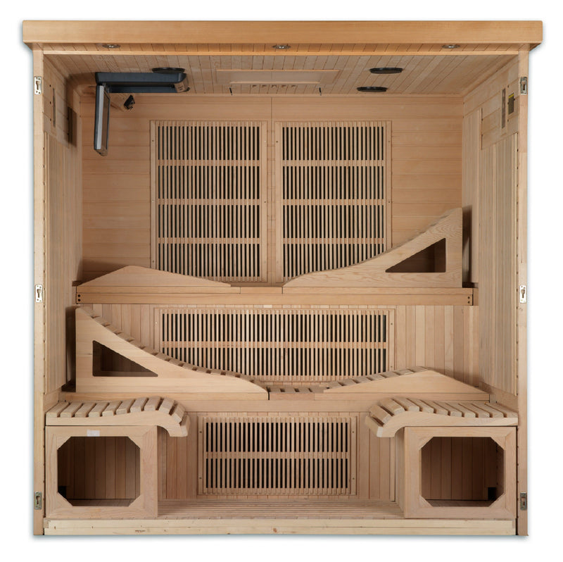 Dynamic "Monaco" 6 Person Ultra Low EMF Far IR Sauna (DYN-6996-01 Elite) - DYN-6996-01 Elite image 4