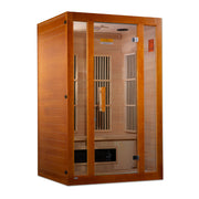 Maxxus "Aspen" Dual Tech 2 person Low EMF FAR IR Sauna (MX-J206-02S) - MX-J206-02S