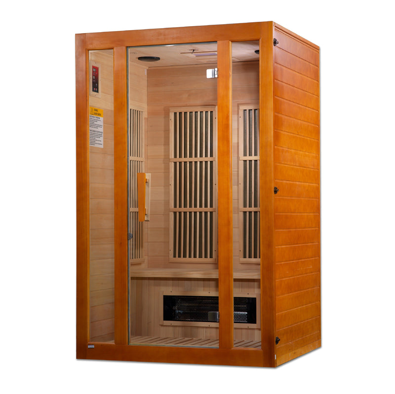Maxxus "Aspen" Dual Tech 2 person Low EMF FAR IR Sauna (MX-J206-02S) - MX-J206-02S image 3
