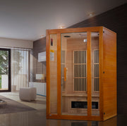 Maxxus "Aspen" Dual Tech 2 person Low EMF FAR IR Sauna (MX-J206-02S) - MX-J206-02S image 4