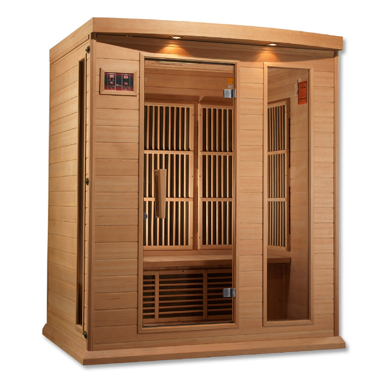 Maxxus 3 Person Low EMF FAR IR Sauna (MX-K306-01) - MX-K306-01