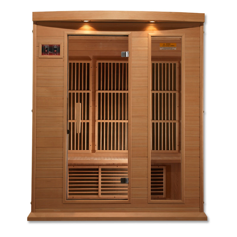 Maxxus 3 Person Low EMF FAR IR Sauna (MX-K306-01) - MX-K306-01 image 2
