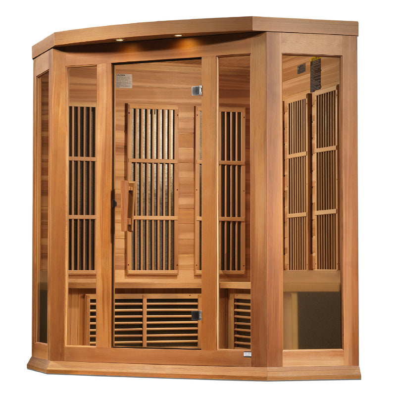 Maxxus 3 Person Low EMF FAR IR Sauna (MX-K356-01 CED) - MX-K356-01 CED image 2
