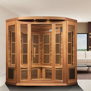 Maxxus 3 Person Low EMF FAR IR Sauna (MX-K356-01 CED) - MX-K356-01 CED image 4