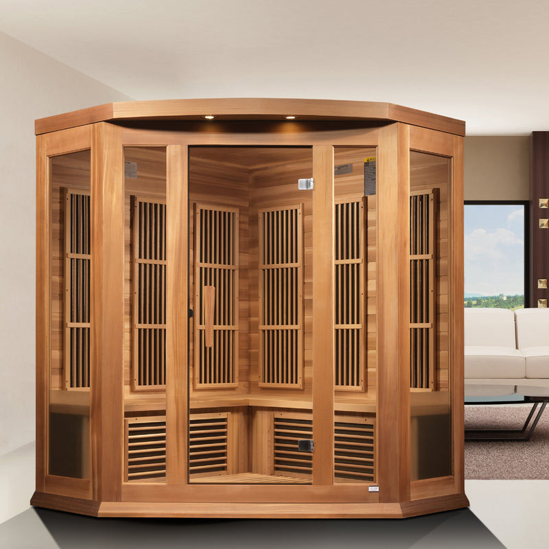 Maxxus 3 Person Low EMF FAR IR Sauna (MX-K356-01 CED) - MX-K356-01 CED image 4