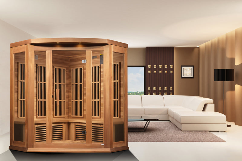Maxxus 3 Person Low EMF FAR IR Sauna (MX-K356-01 CED) - MX-K356-01 CED image 6