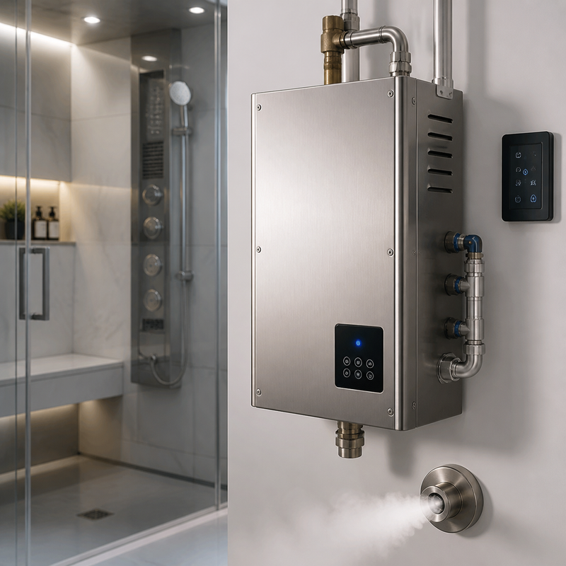 Atlas 9kW Steam Generator lifestyle and category reference