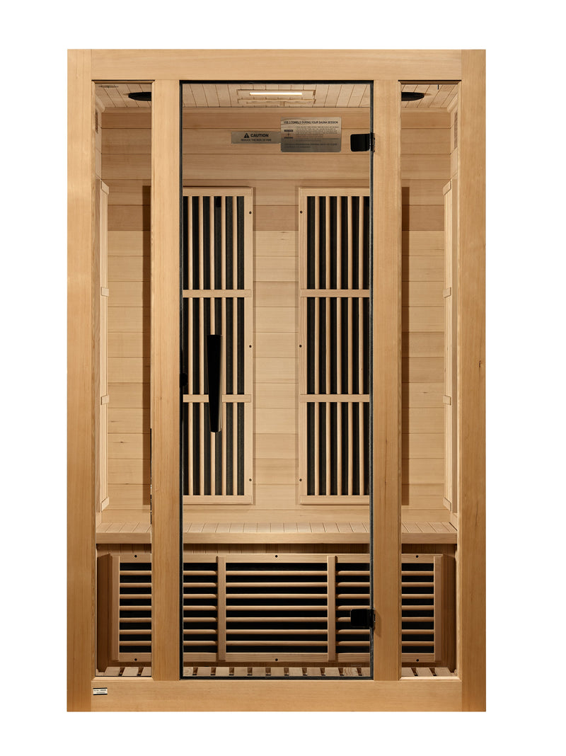 Maxxus "Seattle" 2 Person Near Zero EMF FAR IR Sauna (MX-J206-01-ZF) - MX-J206-01-ZF image 4